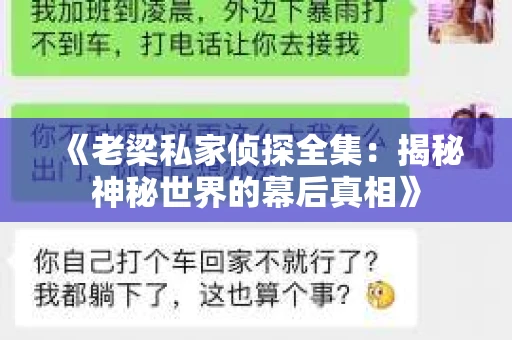 《老梁私家侦探全集：揭秘神秘世界的幕后真相》
