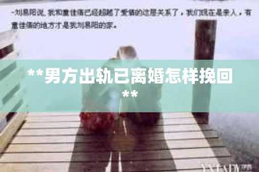 **男方出轨已离婚怎样挽回**