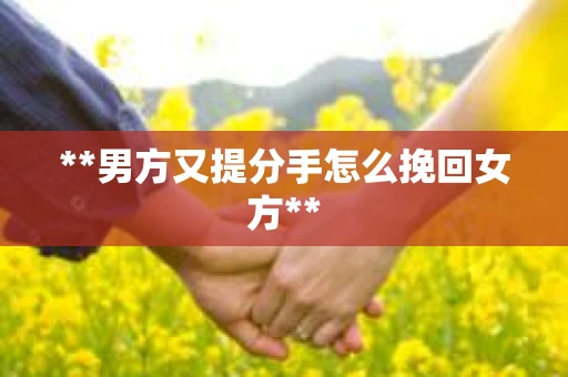 **男方又提分手怎么挽回女方**