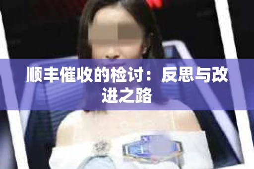 顺丰催收的检讨：反思与改进之路