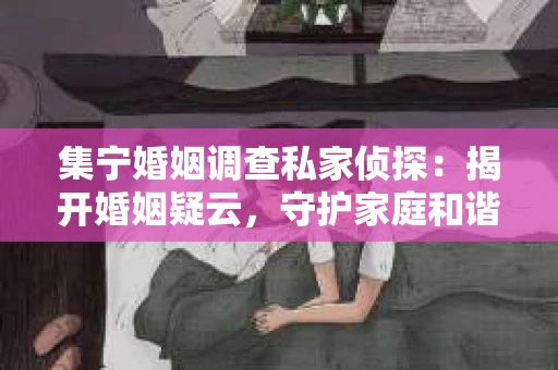 集宁婚姻调查私家侦探：揭开婚姻疑云，守护家庭和谐