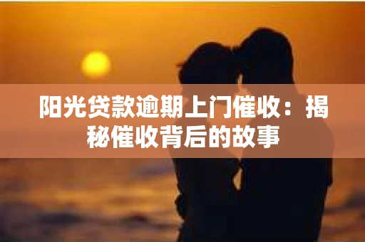 阳光贷款逾期上门催收：揭秘催收背后的故事