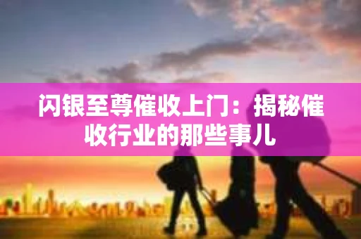 闪银至尊催收上门：揭秘催收行业的那些事儿