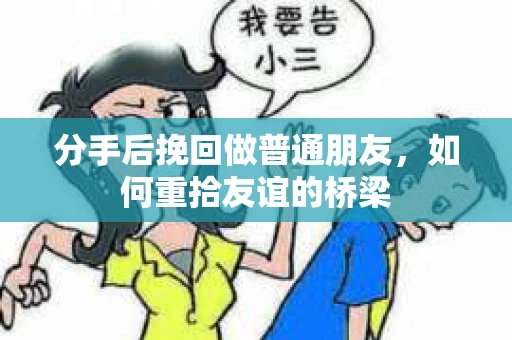 分手后挽回做普通朋友，如何重拾友谊的桥梁