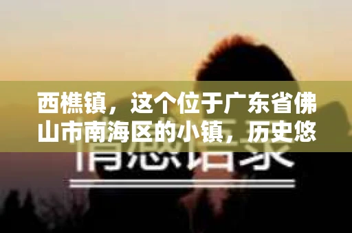 西樵镇，这个位于广东省佛山市南海区的小镇，历史悠久，风景秀丽。近年来，随着社会的发展，人们对于隐私保护和信息查询的需求也在逐渐增加。那么，西樵镇有没有私家侦探社呢？这个问题，让我来带你一探究竟。