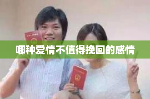 哪种爱情不值得挽回的感情